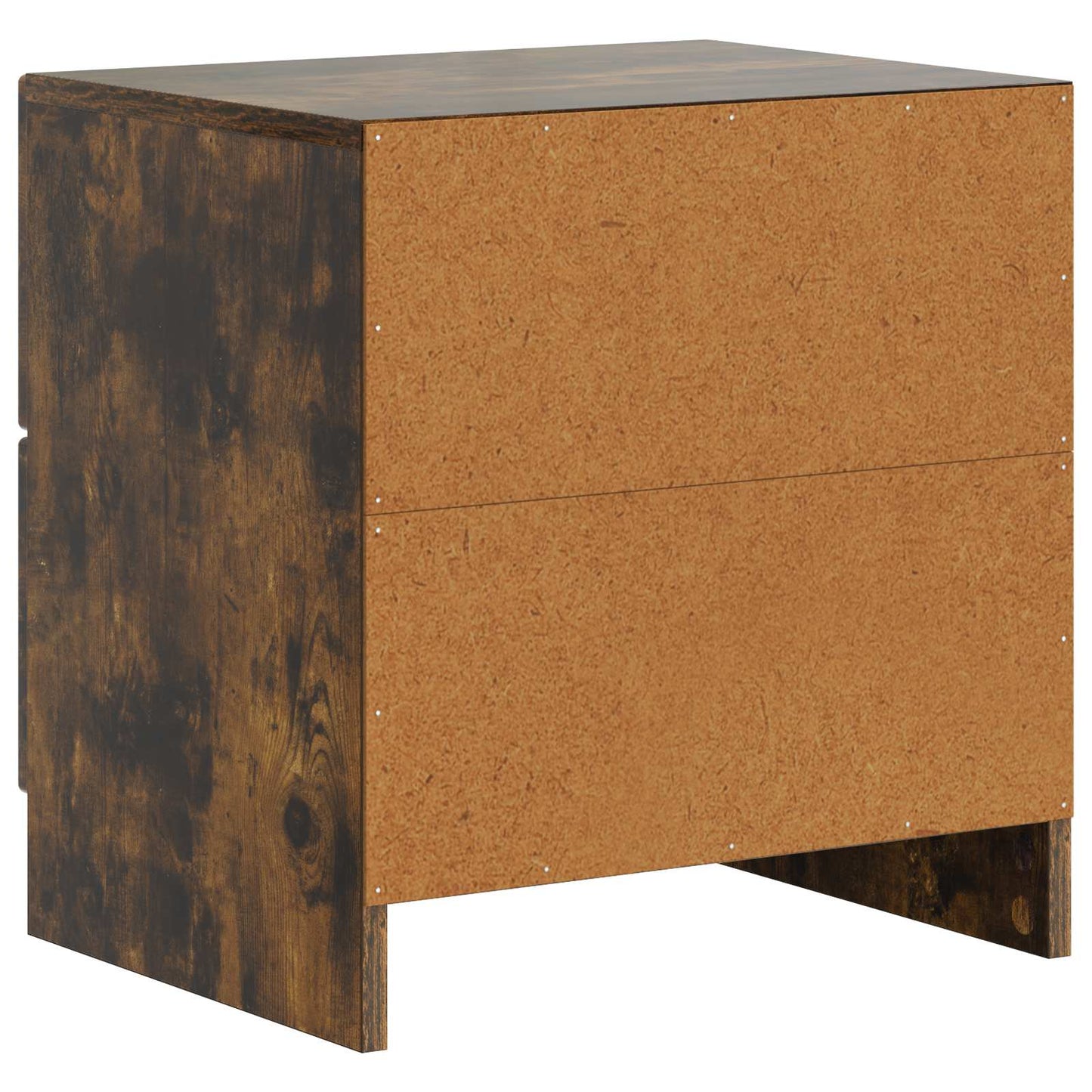 vidaXL Bedside Cabinet 2 pcs Smoked Oak 43 x 34.5 x 44.5 cm