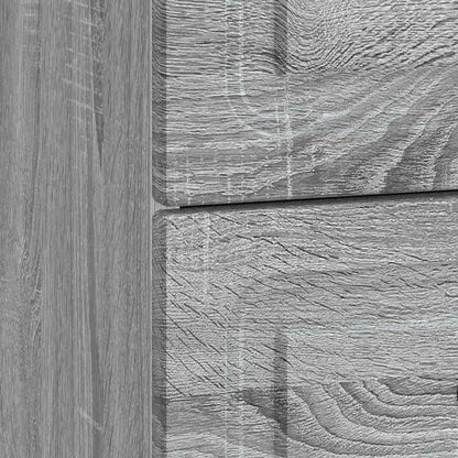 vidaXL Bedside Cabinet Grey Sonoma 43 x 34.5 x 44.5 cm Engineered Wood