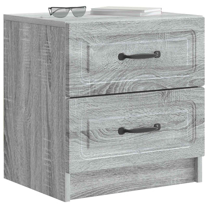 vidaXL Bedside Cabinet Grey Sonoma 43 x 34.5 x 44.5 cm Engineered Wood