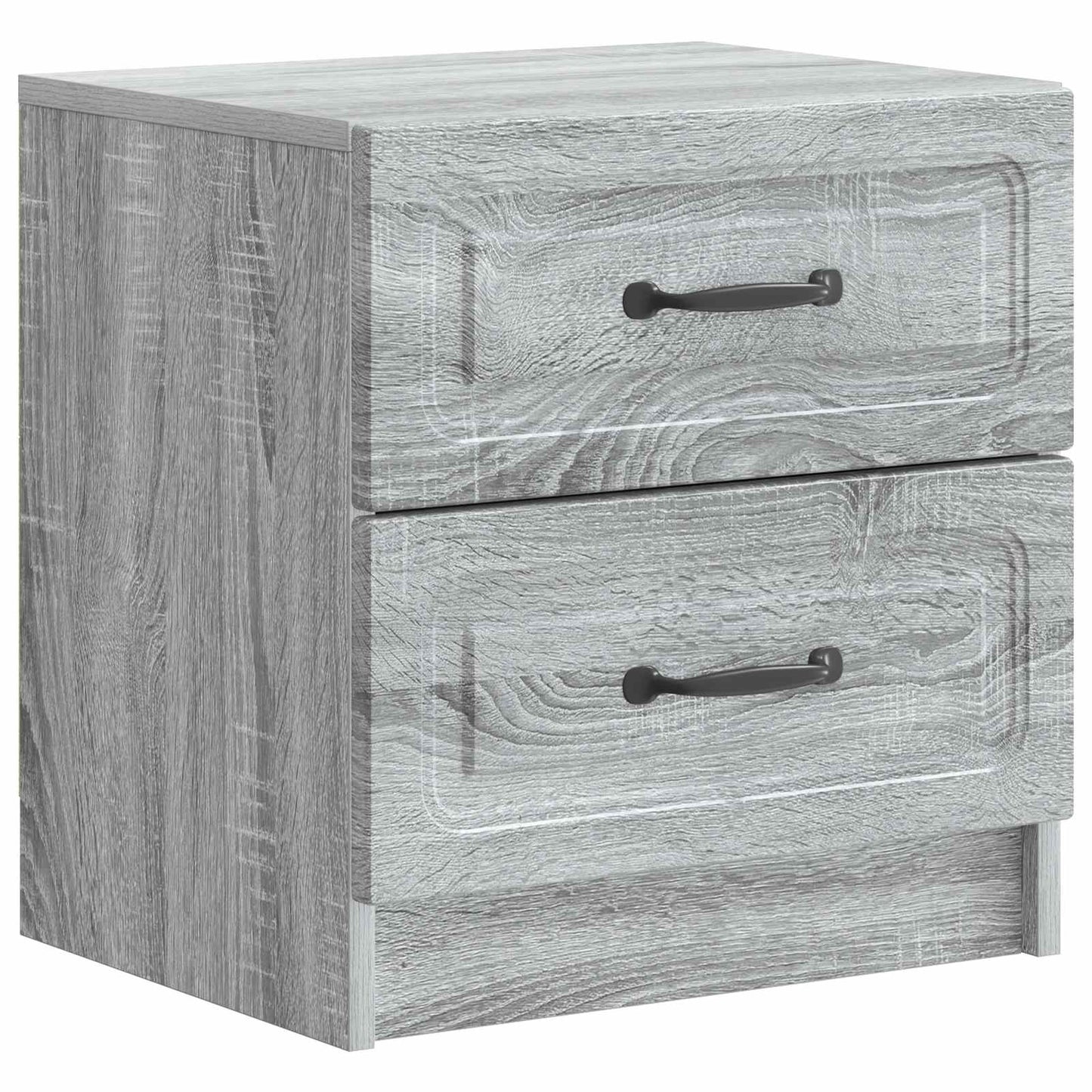 vidaXL Bedside Cabinet 2 pcs Grey Sonoma 43 x 34.5 x 44.5 cm