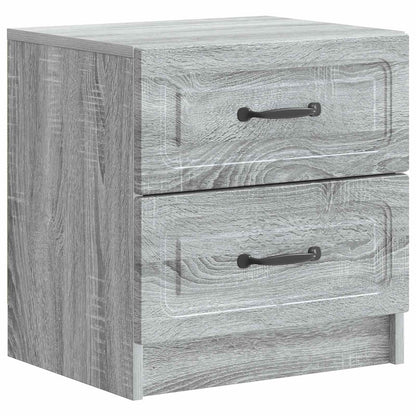 vidaXL Bedside Cabinet 2 pcs Grey Sonoma 43 x 34.5 x 44.5 cm