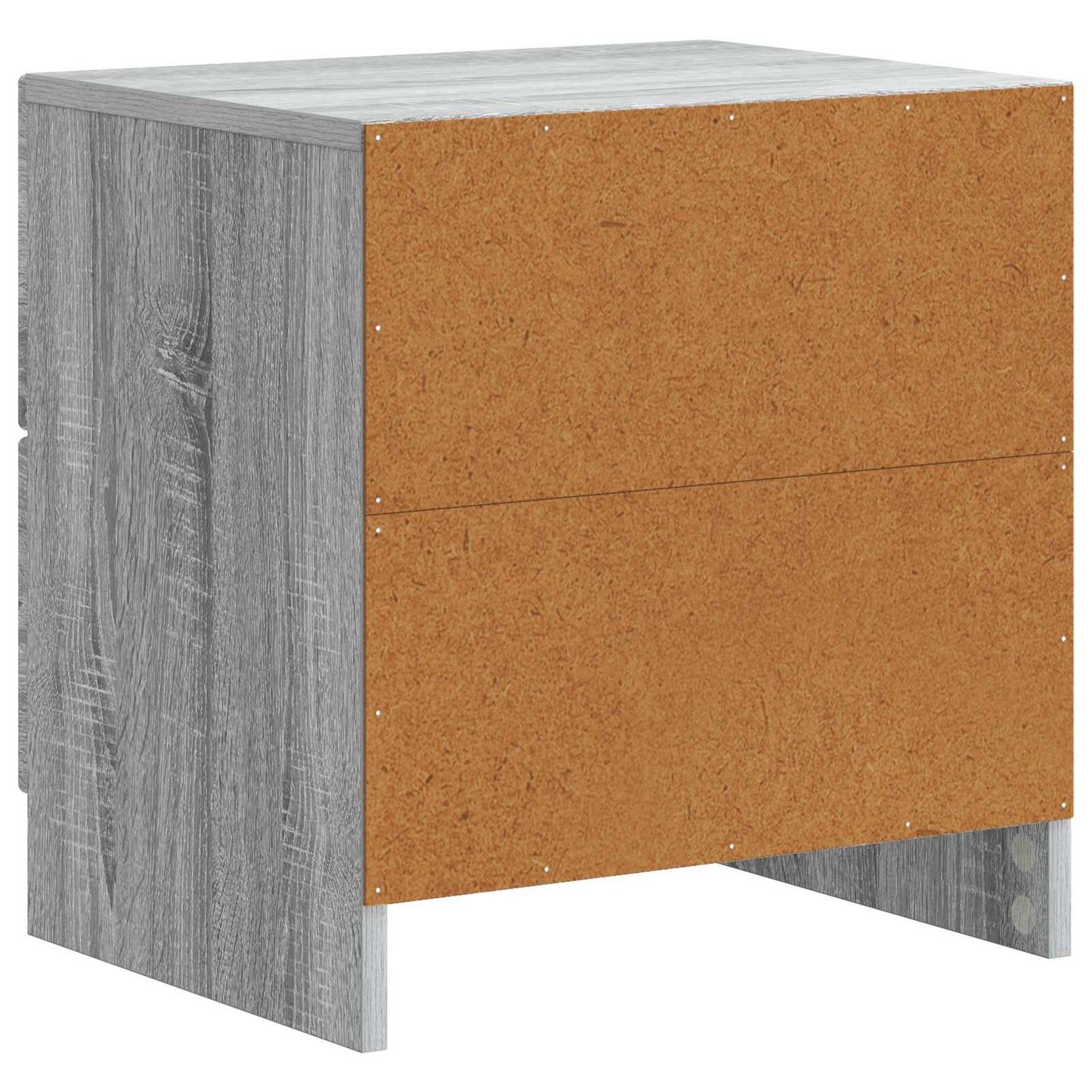 vidaXL Bedside Cabinet 2 pcs Grey Sonoma 43 x 34.5 x 44.5 cm