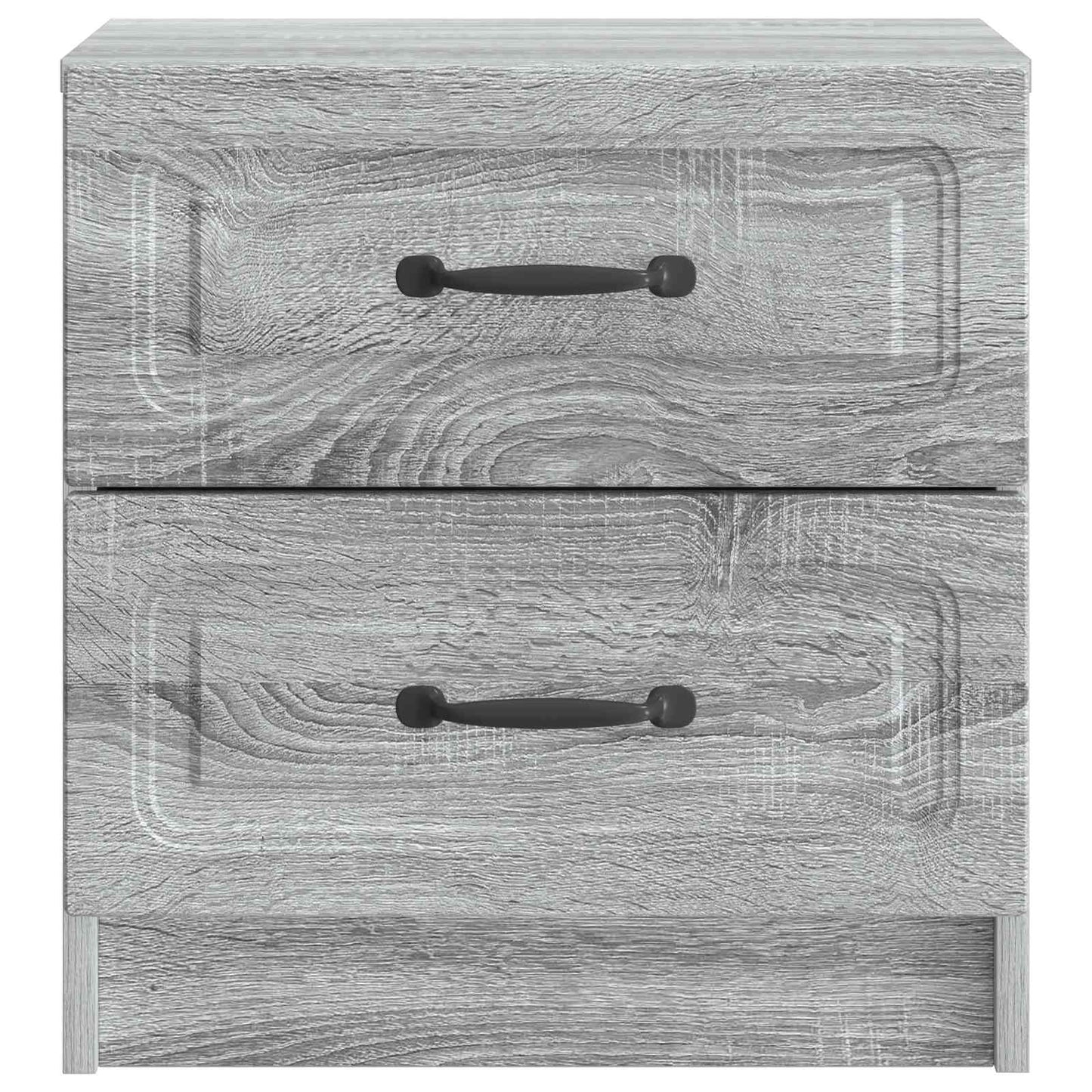 vidaXL Bedside Cabinet 2 pcs Grey Sonoma 43 x 34.5 x 44.5 cm