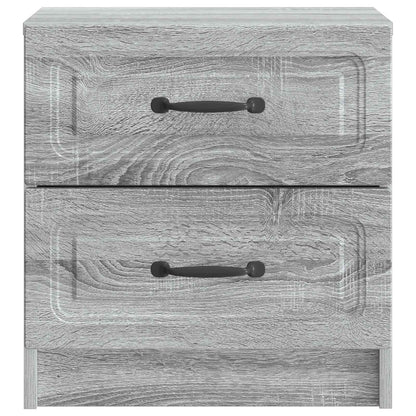 vidaXL Bedside Cabinet 2 pcs Grey Sonoma 43 x 34.5 x 44.5 cm