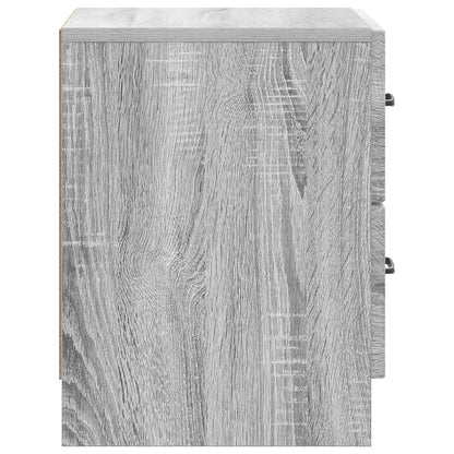 vidaXL Bedside Cabinet 2 pcs Grey Sonoma 43 x 34.5 x 44.5 cm