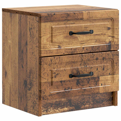 vidaXL Bedside Cabinet Old Wood 43 x 34.5 x 44.5 cm Engineered Wood