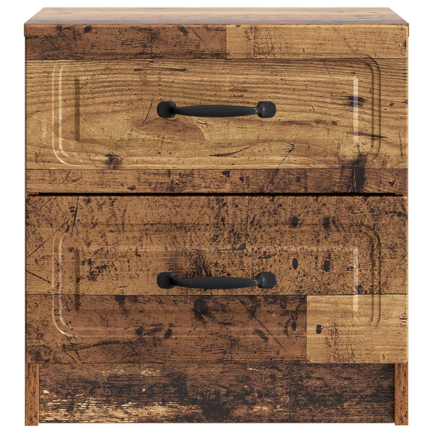 vidaXL Bedside Cabinet Old Wood 43 x 34.5 x 44.5 cm Engineered Wood