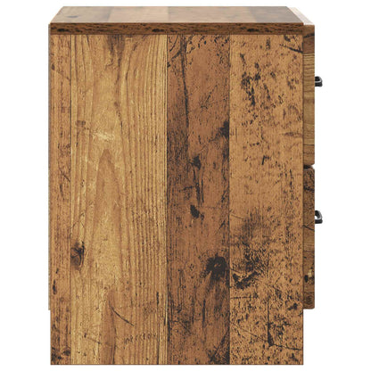 vidaXL Bedside Cabinet Old Wood 43 x 34.5 x 44.5 cm Engineered Wood
