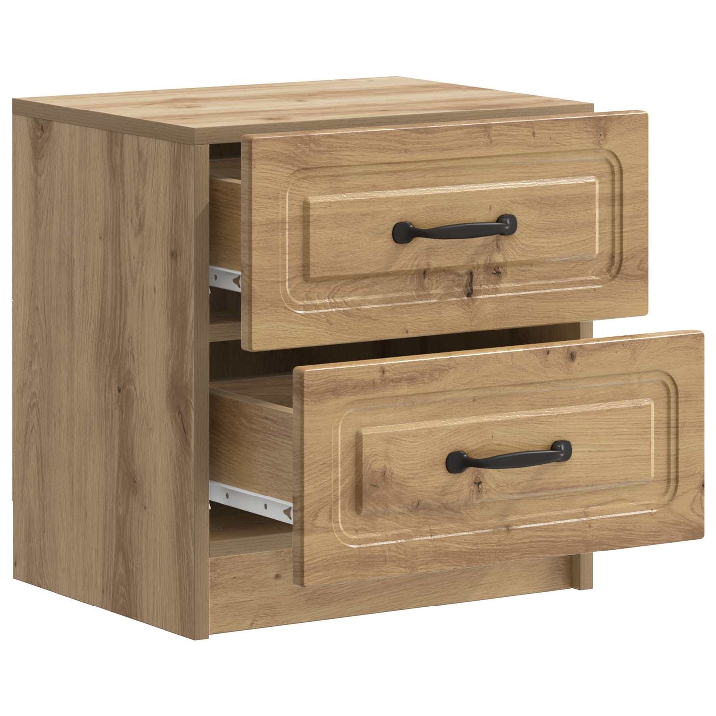 vidaXL Bedside Cabinet Artisan Oak 43 x 34.5 x 44.5 cm Engineered Wood