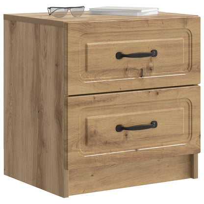 vidaXL Bedside Cabinet Artisan Oak 43 x 34.5 x 44.5 cm Engineered Wood