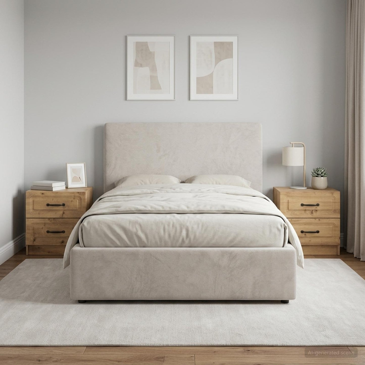vidaXL Bedside Cabinet 2 pcs Artisan Oak 43 x 34.5 x 44.5 cm