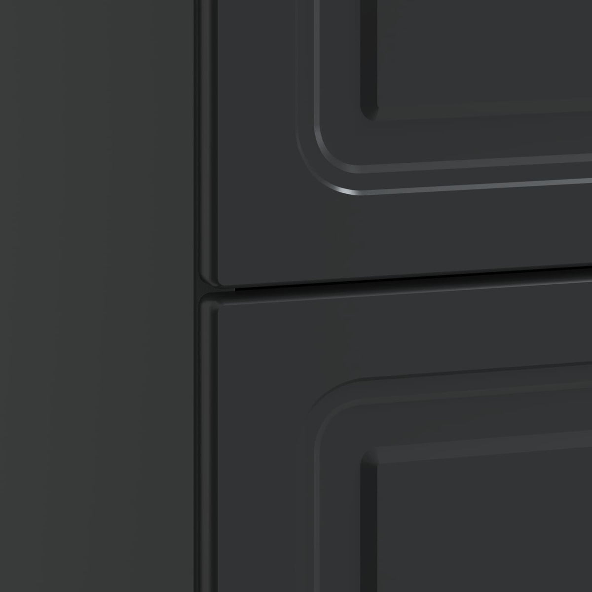 vidaXL Bedside Cabinet Black 62 x 34.5 x 44.5 cm Engineered Wood