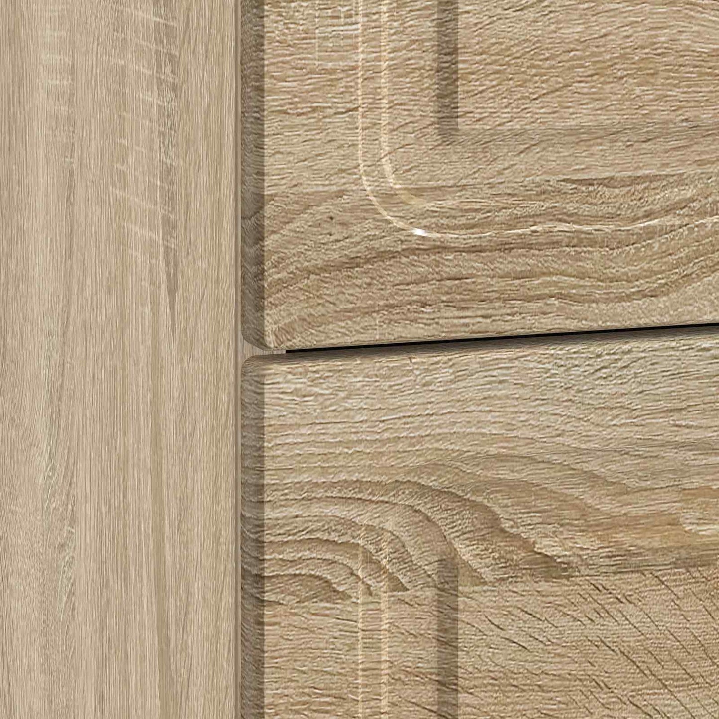vidaXL Bedside Cabinet Sonoma Oak 62 x 34.5 x 44.5 cm Engineered Wood