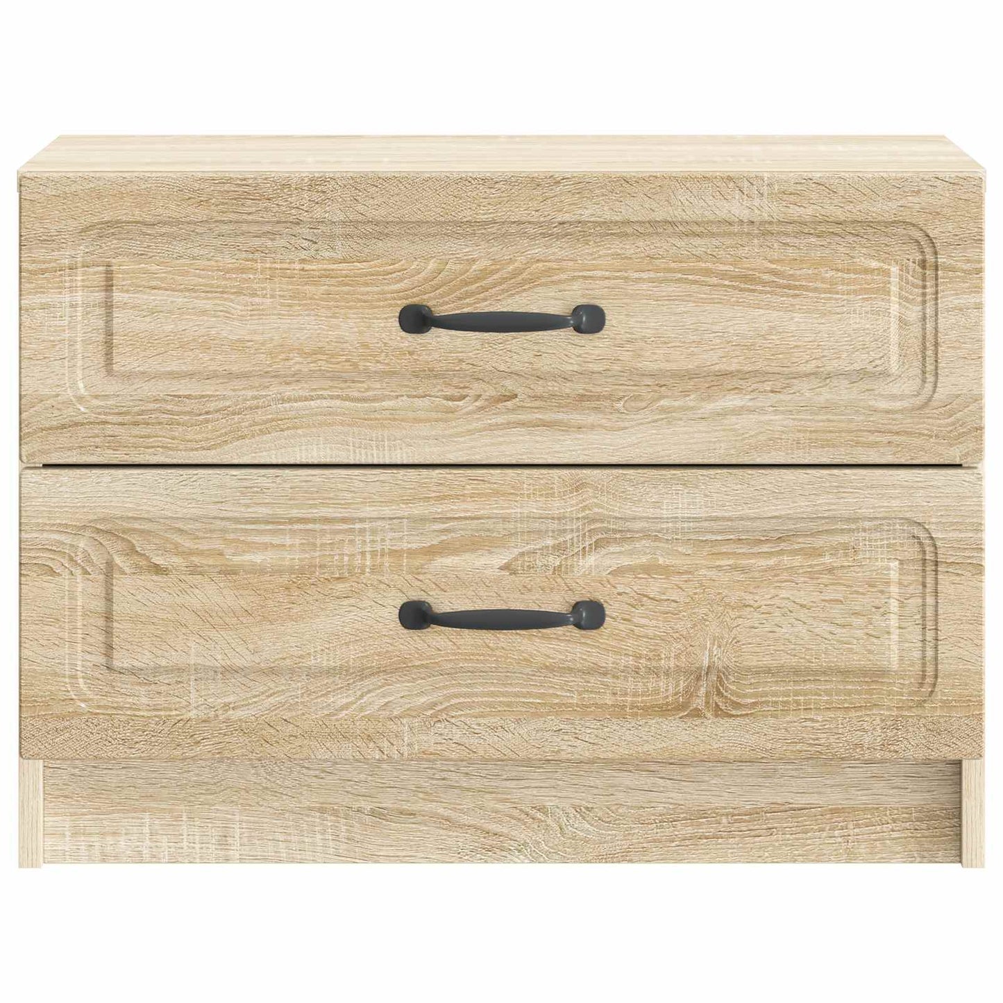 vidaXL Bedside Cabinet Sonoma Oak 62 x 34.5 x 44.5 cm Engineered Wood