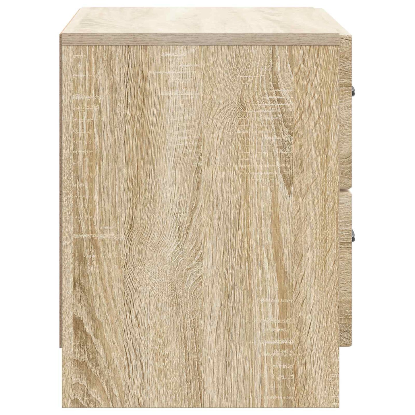 vidaXL Bedside Cabinet Sonoma Oak 62 x 34.5 x 44.5 cm Engineered Wood
