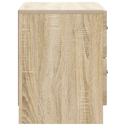 vidaXL Bedside Cabinet Sonoma Oak 62 x 34.5 x 44.5 cm Engineered Wood