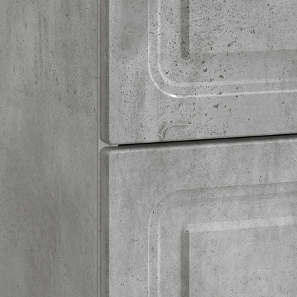 vidaXL Bedside Cabinet with Drawer Concrete Grey 62 x 34.5 x 44.5 cm