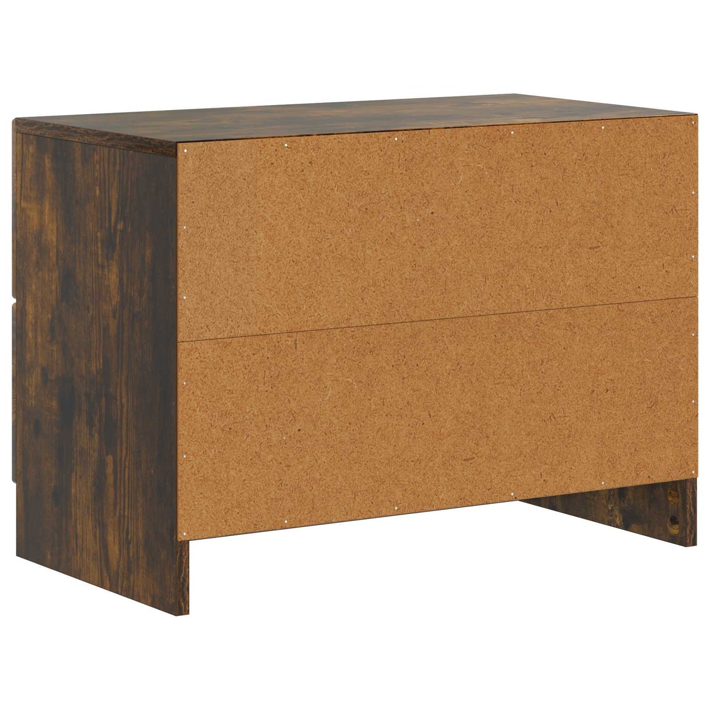 vidaXL Bedside Cabinet Smoked Oak 62 x 34.5 x 44.5 cm Engineered Wood