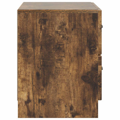vidaXL Bedside Cabinet Smoked Oak 62 x 34.5 x 44.5 cm Engineered Wood