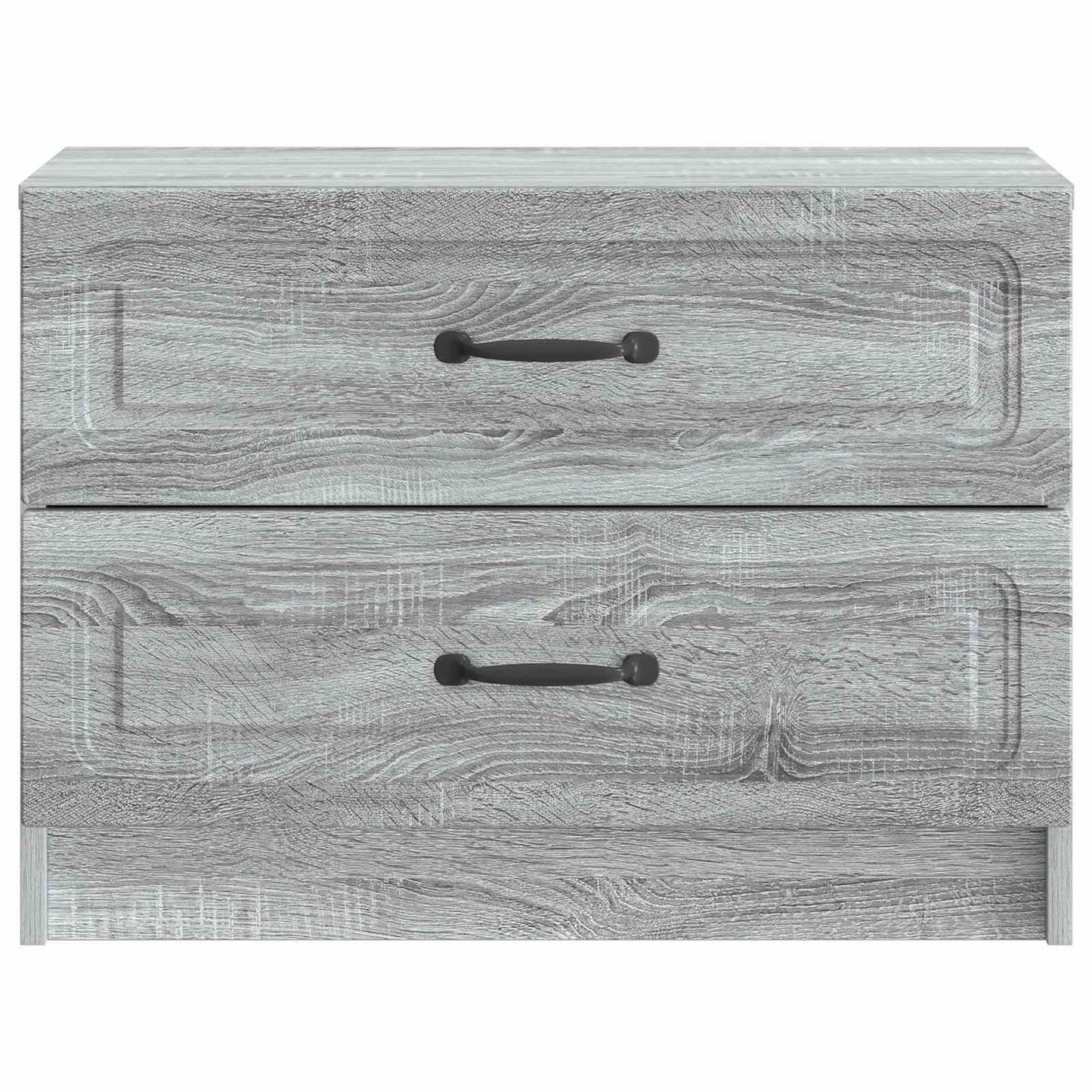 vidaXL Bedside Cabinet Grey Sonoma 62 x 34.5 x 44.5 cm Engineered Wood