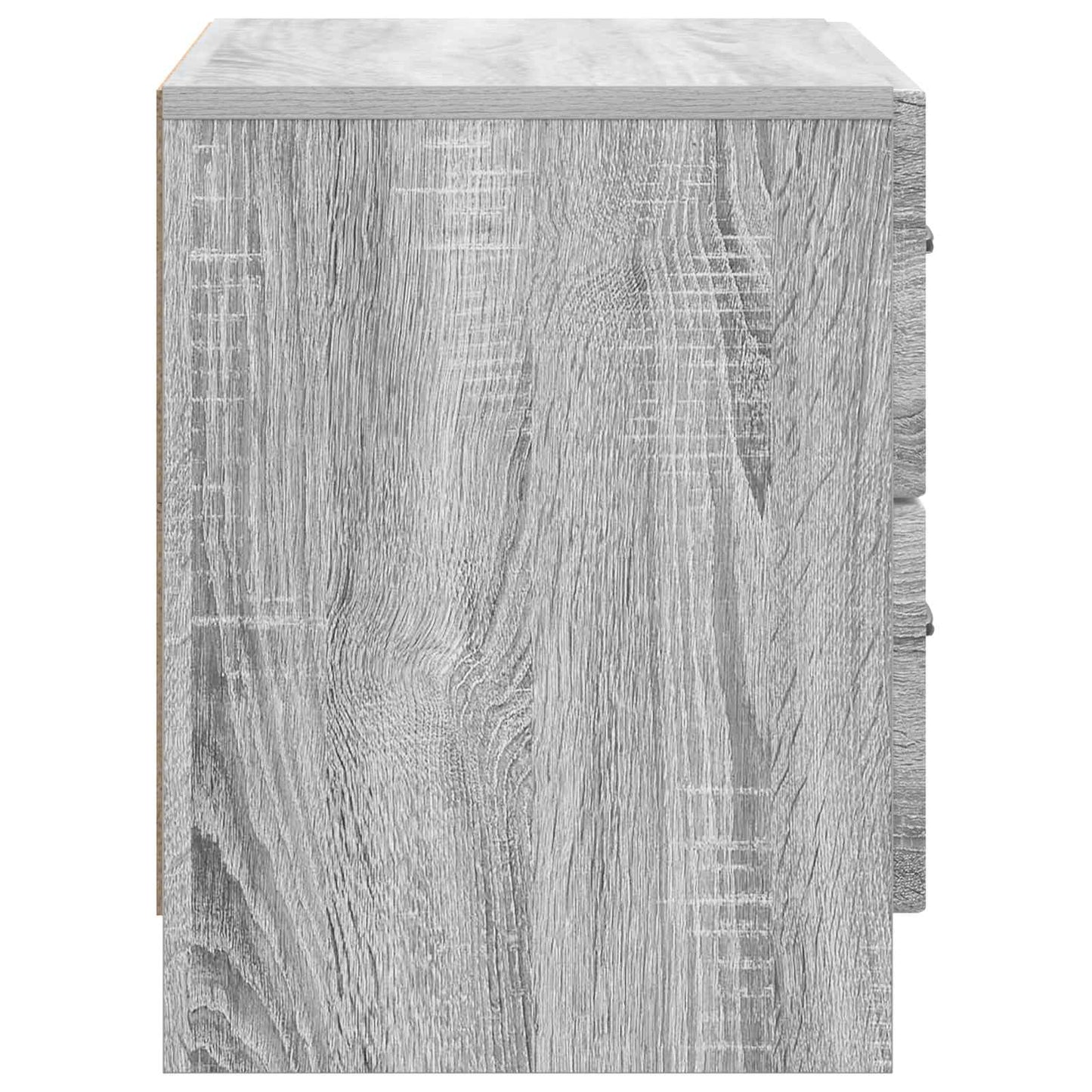 vidaXL Bedside Cabinet Grey Sonoma 62 x 34.5 x 44.5 cm Engineered Wood