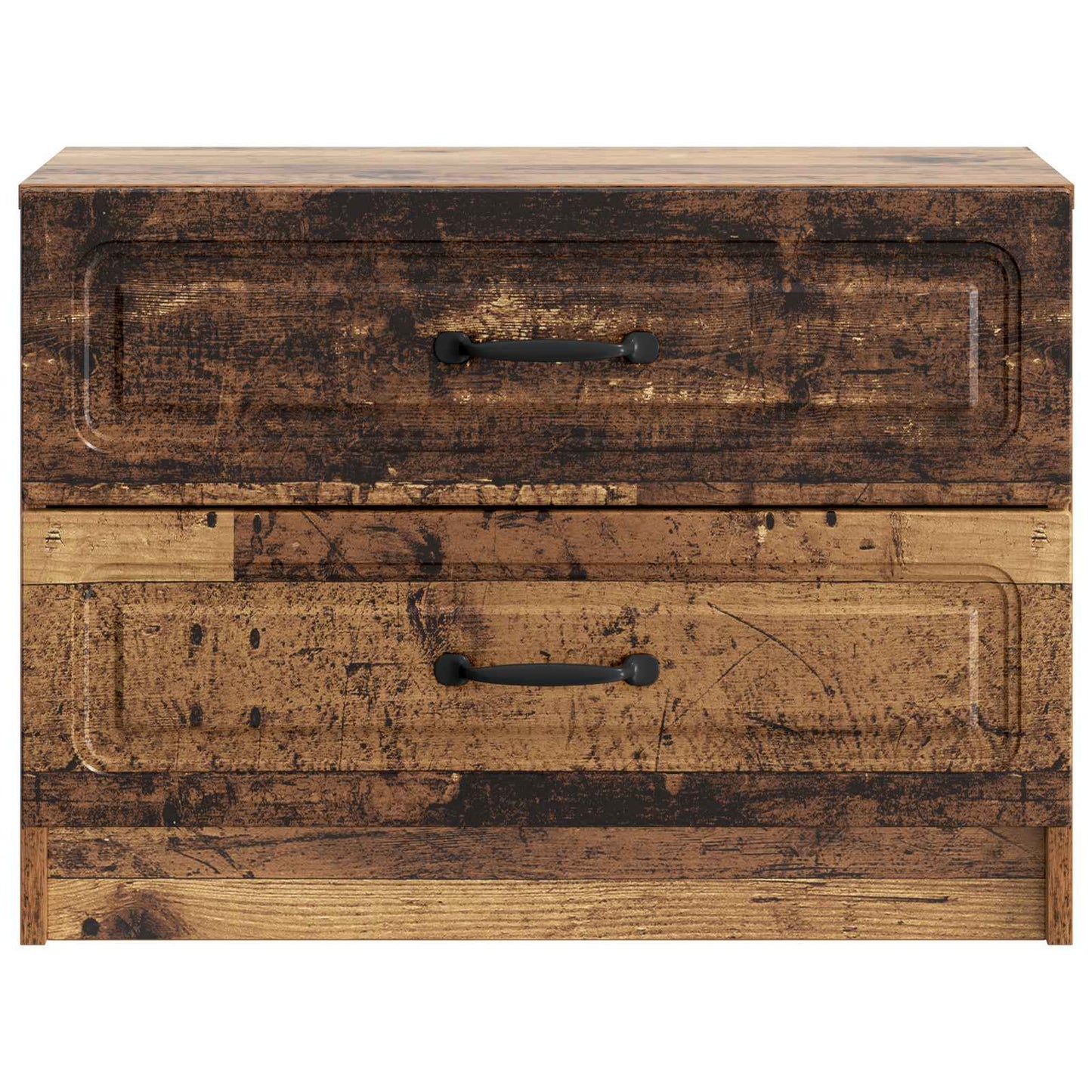 vidaXL Bedside Cabinet Old Wood 62 x 34.5 x 44.5 cm Engineered Wood