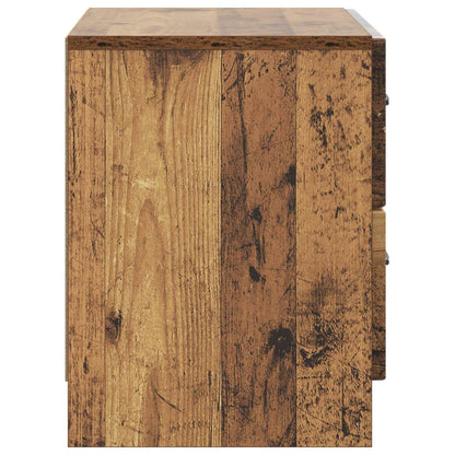 vidaXL Bedside Cabinet Old Wood 62 x 34.5 x 44.5 cm Engineered Wood