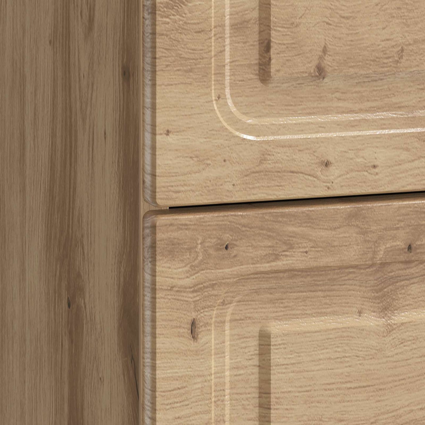 vidaXL Bedside Cabinet Artisan Oak 62 x 34.5 x 44.5 cm Engineered Wood