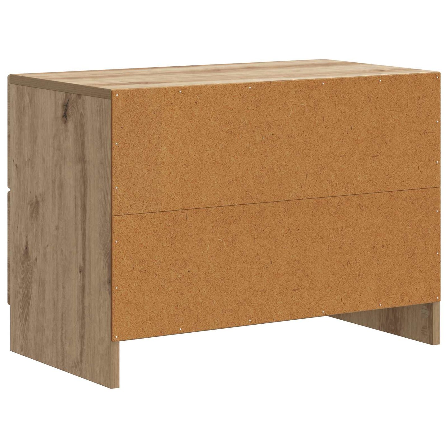 vidaXL Bedside Cabinet Artisan Oak 62 x 34.5 x 44.5 cm Engineered Wood