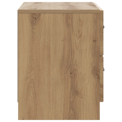 vidaXL Bedside Cabinet Artisan Oak 62 x 34.5 x 44.5 cm Engineered Wood