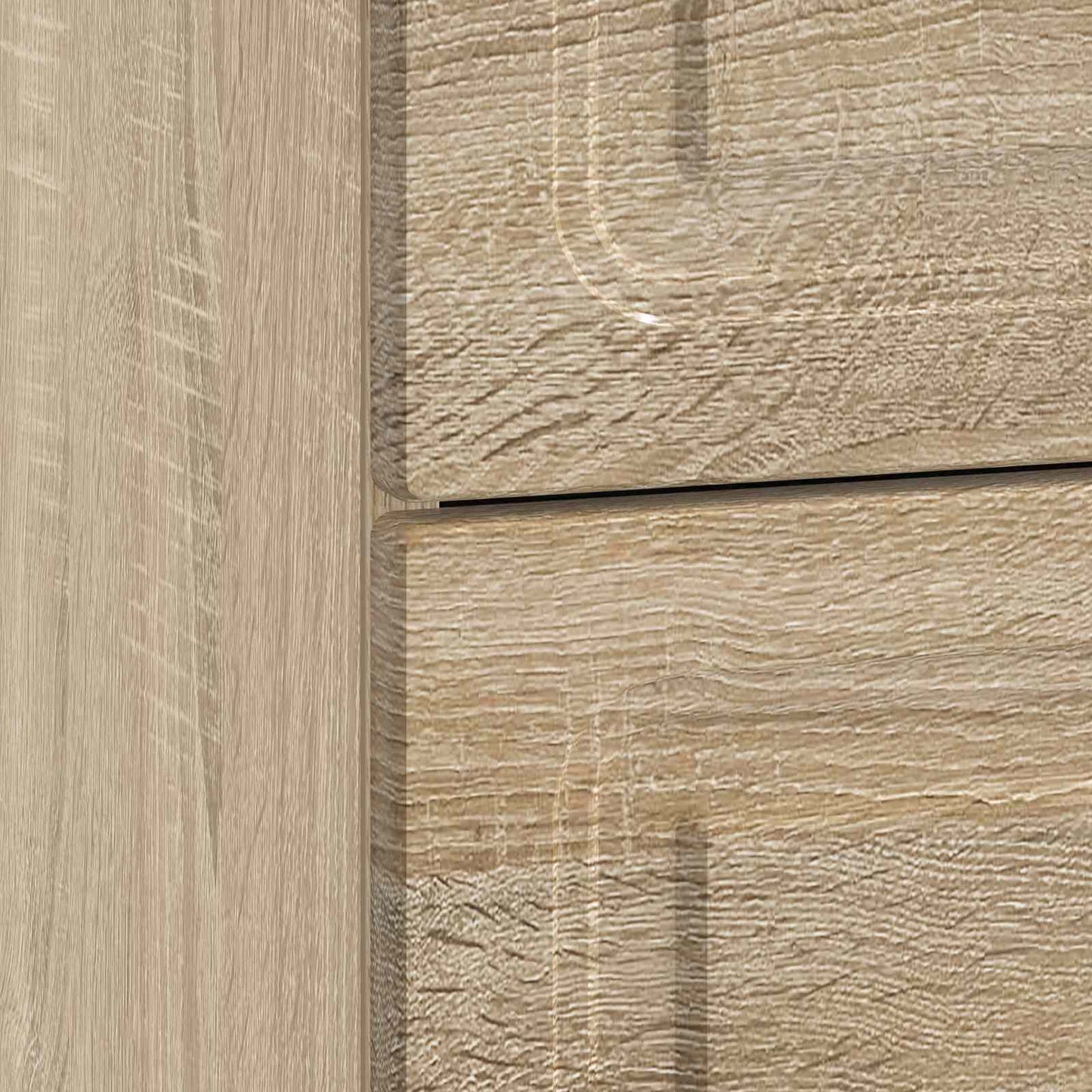 vidaXL Bedside Cabinet Sonoma Oak 43 x 41 x 63.5 cm Engineered Wood