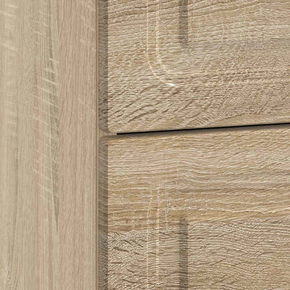 vidaXL Bedside Cabinet Sonoma Oak 43 x 41 x 63.5 cm Engineered Wood