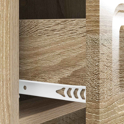 vidaXL Bedside Cabinet Sonoma Oak 43 x 41 x 63.5 cm Engineered Wood