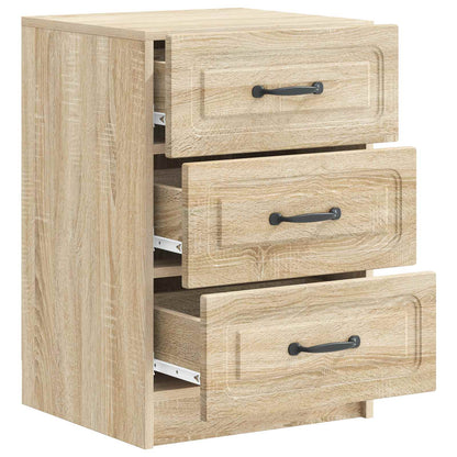 vidaXL Bedside Cabinet Sonoma Oak 43 x 41 x 63.5 cm Engineered Wood