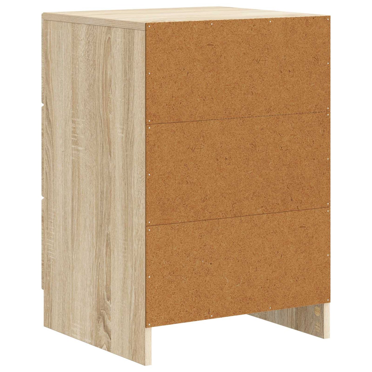 vidaXL Bedside Cabinet Sonoma Oak 43 x 41 x 63.5 cm Engineered Wood