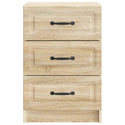 vidaXL Bedside Cabinet Sonoma Oak 43 x 41 x 63.5 cm Engineered Wood