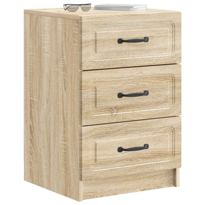 vidaXL Bedside Cabinet Sonoma Oak 43 x 41 x 63.5 cm Engineered Wood