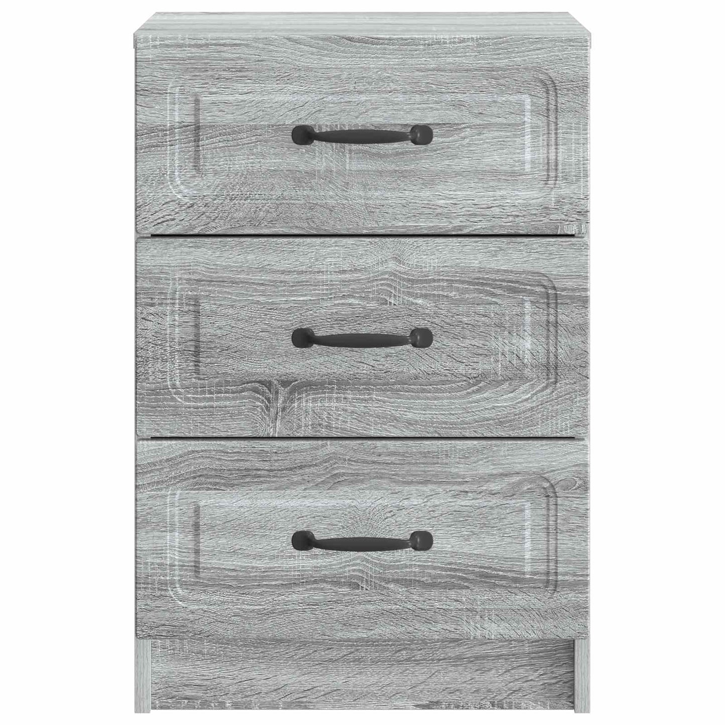 vidaXL Bedside Cabinet Grey Sonoma 43 x 41 x 63.5 cm Engineered Wood