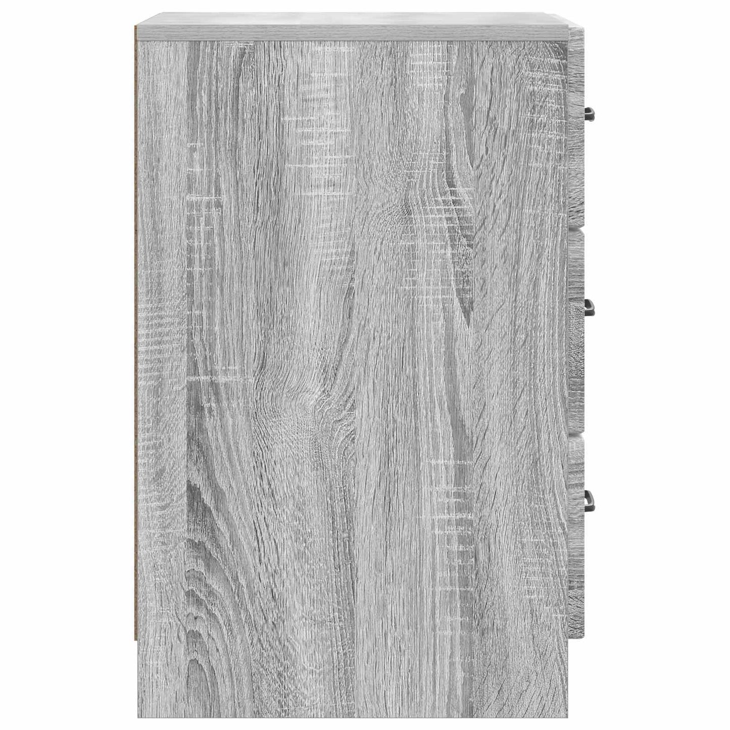 vidaXL Bedside Cabinet Grey Sonoma 43 x 41 x 63.5 cm Engineered Wood