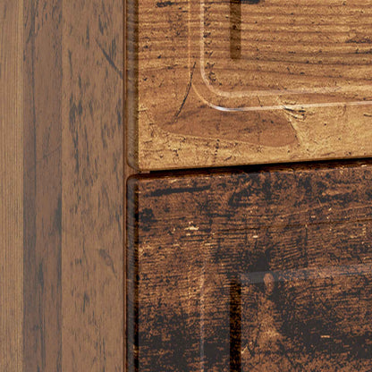 vidaXL Bedside Cabinet Old Wood 43 x 41 x 63.5 cm Engineered Wood
