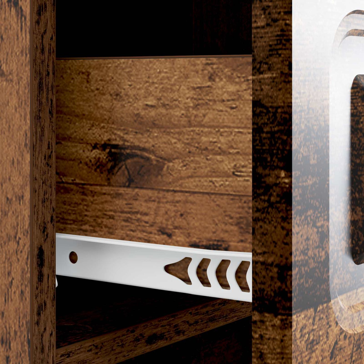 vidaXL Bedside Cabinet Old Wood 43 x 41 x 63.5 cm Engineered Wood