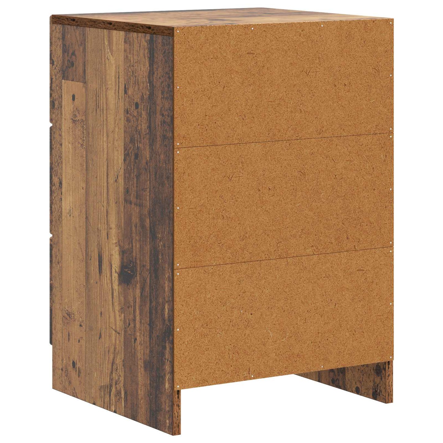 vidaXL Bedside Cabinet Old Wood 43 x 41 x 63.5 cm Engineered Wood