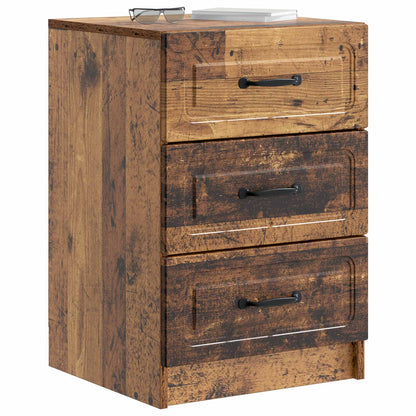 vidaXL Bedside Cabinet Old Wood 43 x 41 x 63.5 cm Engineered Wood