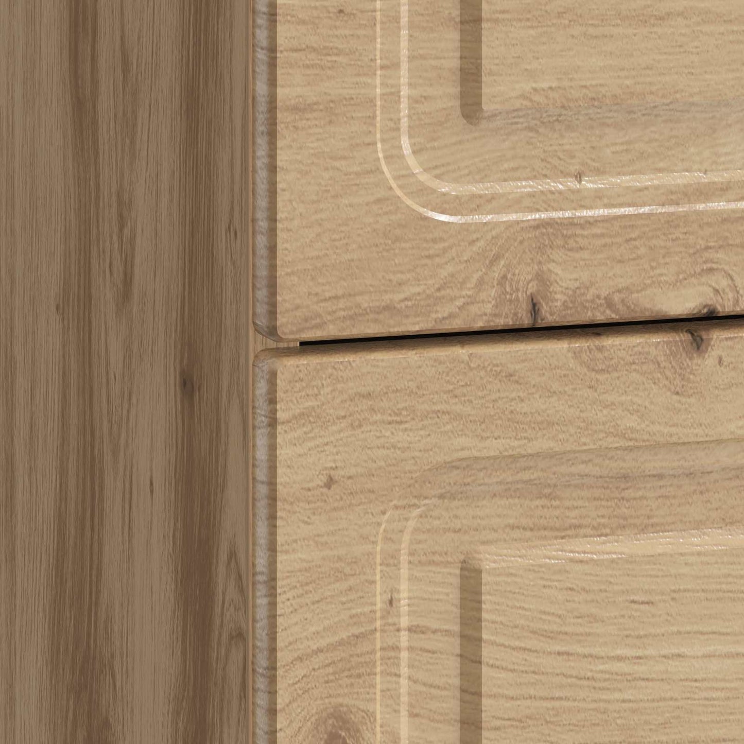 vidaXL Bedside Cabinet Artisan Oak 43 x 41 x 63.5 cm Engineered Wood