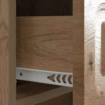 vidaXL Bedside Cabinet Artisan Oak 43 x 41 x 63.5 cm Engineered Wood