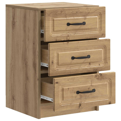 vidaXL Bedside Cabinet Artisan Oak 43 x 41 x 63.5 cm Engineered Wood