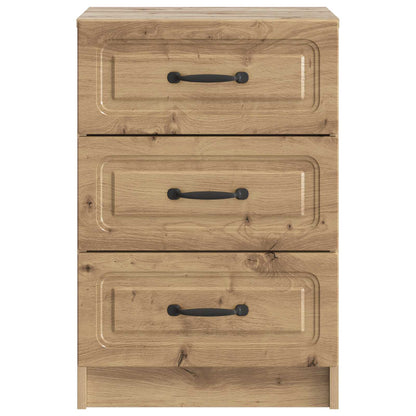 vidaXL Bedside Cabinet Artisan Oak 43 x 41 x 63.5 cm Engineered Wood