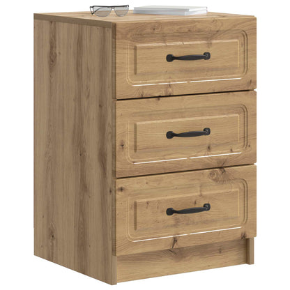 vidaXL Bedside Cabinet Artisan Oak 43 x 41 x 63.5 cm Engineered Wood