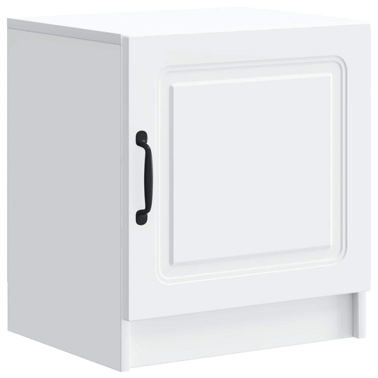 vidaXL Bedside Cabinet White 43 x 34.5 x 47 cm Engineered Wood