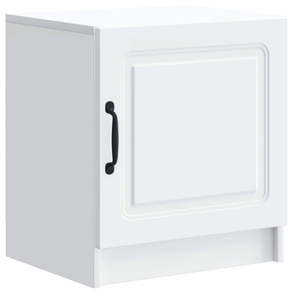 vidaXL Bedside Cabinet 2 pcs White 43 x 34.5 x 47 cm Engineered Wood